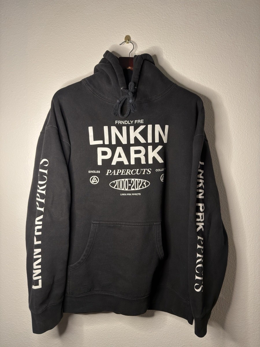 Linkin Park Papercuts Friendly Fire Hoodie 2000-2023 Collection Sz