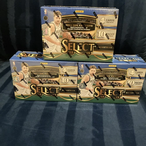 2023-24 Panini Select NBA Basketball Mega BOX ICE PRIZMS Target LOT OF 3