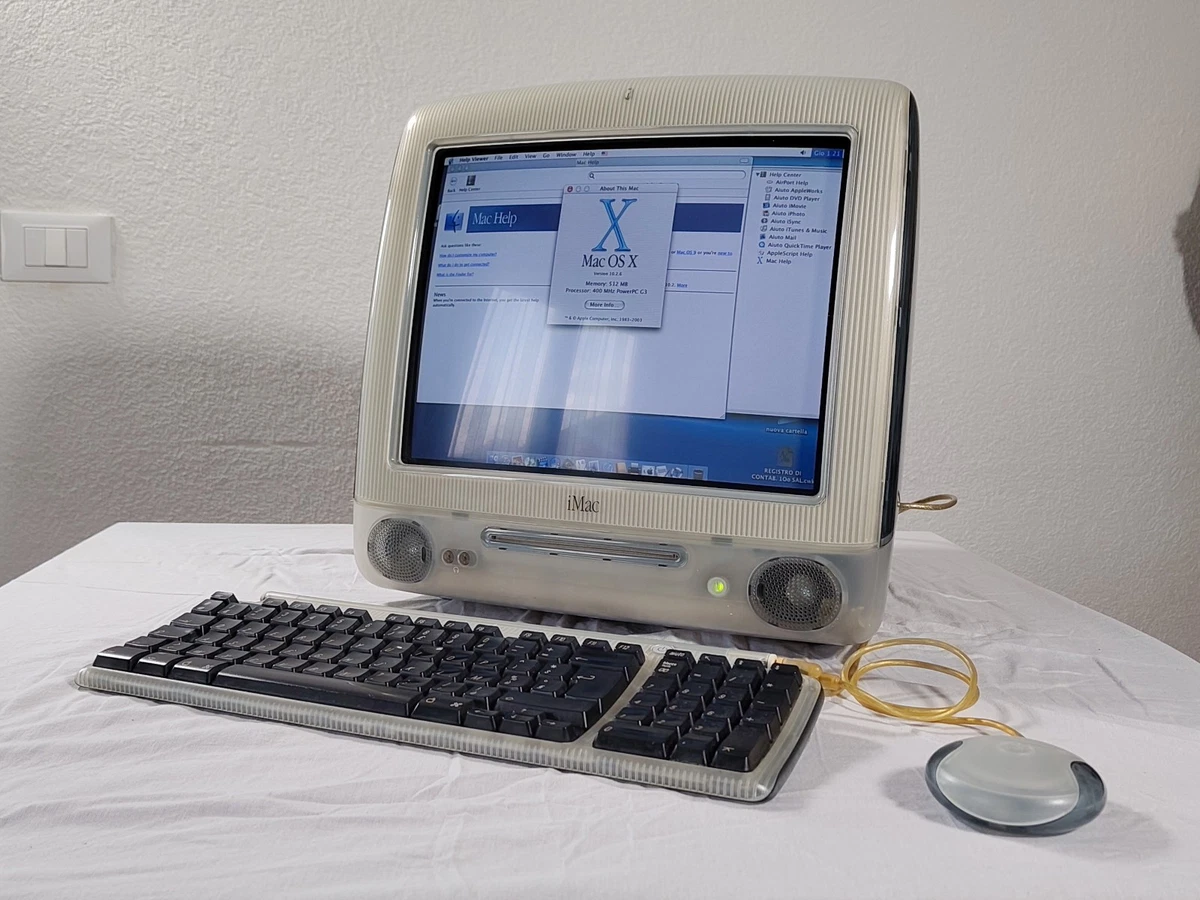 ¡RARO! Apple iMac G3 DV Edición Especial (Grafito - finales de 1999) - Completo con caja
