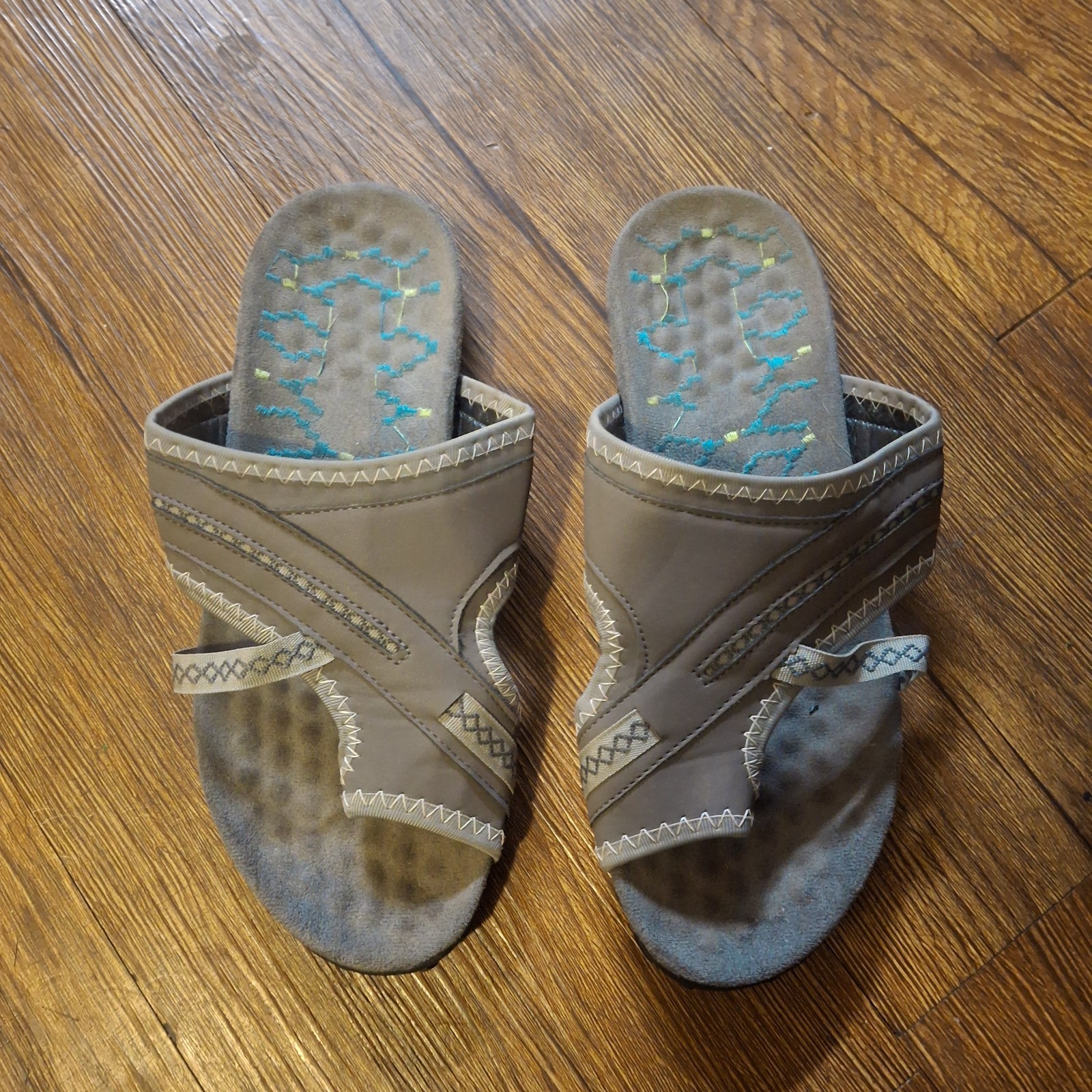 Merrell Donna Terran II Sandalo Slide Donna Taglia 10 Punta Loop Grigio Sleet