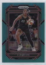 2023 Panini Prizm WNBA Teal Prizm 29/49 A'ja Wilson #25 00zd