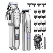 Jack & Rose Clippers and Trimmers Set, Cordless Hair Clippers for Men