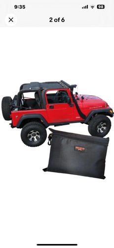 180 Badass Moto Gear Jeep Wrangler TJ (1997-2006) malla superior parasol longitud completa - Imagen 2 de 8