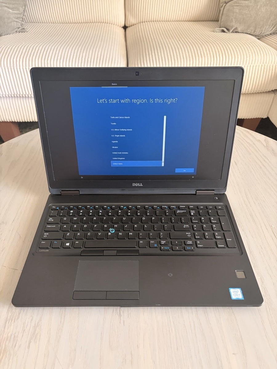 Dell Latitude 5580 HD 15.6” Laptop Intel i7-7600U, 8GB 512GB SSD