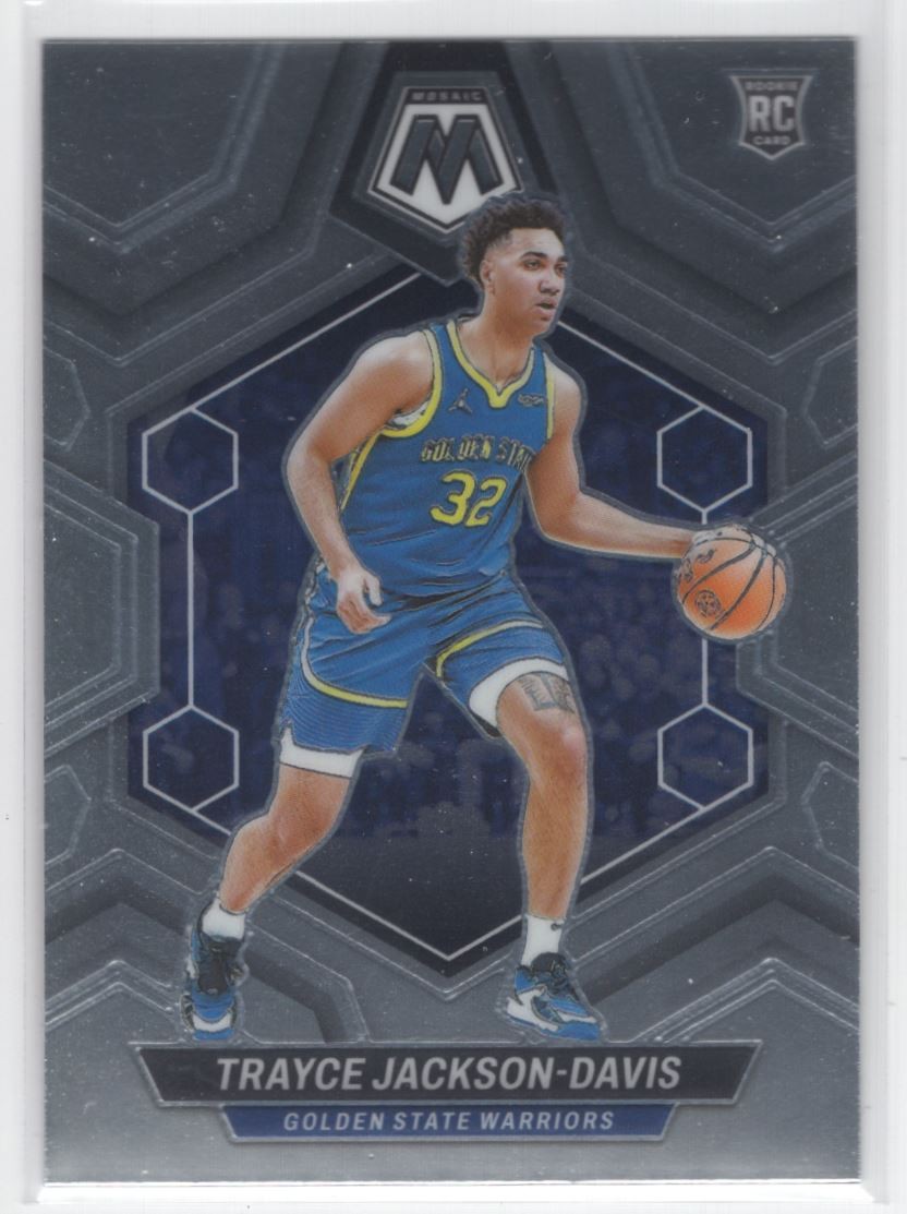 #205 2023-24 Panini Mosaic Base Trayce Jackson-Davis Rookie Golden State