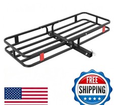 Heavy-duty Hitch Mount Cargo Carrier Basket - 500 Lbs Capacity 53 X 19 X 6 Heavy-duty Hitch Mount Cargo Carrier Basket - 500 Lbs Capacity 53 X 19 X 6