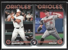 2024 Topps Update David Banuelos  / Matt Krook Rookie Baltimore Orioles #US315