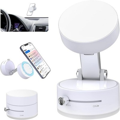 Vacuum Magnetic Phone Holder Foldable Car Mount with Windshield Suction Cup