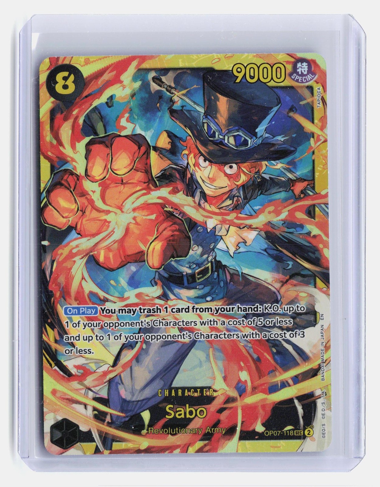 Sabo 500 Years in the Future #OP07-118 Secret Rare