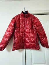montbell M red down jacket