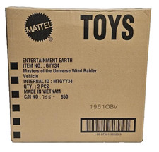 Factory Sealed Case Masters of the Universe Origins Wind Raider  Includes 2