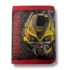 Transformers Wallet Tri-fold Optimus Prime Bumblebee Kids Card Bill Holder Robot