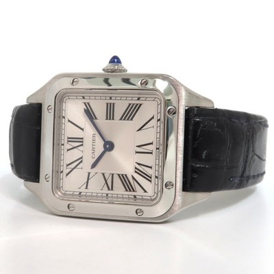 Cartier Santos Dumont Stainless Steel Small 27MM Silver Dial WSSA0023 4242