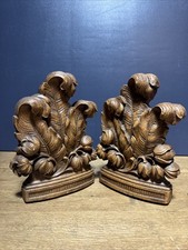 Vintage Syroco Wood Composite Ferns And Flora...