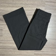 Maeve Anthropologie Colette Magic Fabric Wide Leg High Rise Pants 27T Black EUC