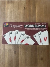 New! SCRABBLE WORD RUMMY by Selchow & Righter Family Game 1987 Sealed