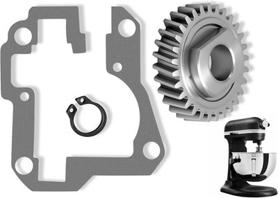 9706529 KitchenAid Replacement Gear Parts Set - Gear, Gasket