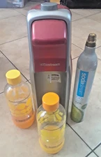 SodaStream A200 Sparkling Water Soda Maker Machine Red/Silver No Drip Tray