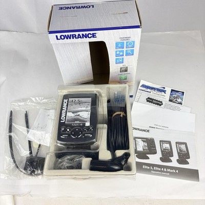 Lowrance Mark 4 Fish finder/chart plotter with gps New Open Box