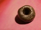 ANCIENT PRECOLUMBIAN MESOAMERICAN GREEN MAYAN JADEITE ROUND DISC BEAD LUSTRE — photo 4