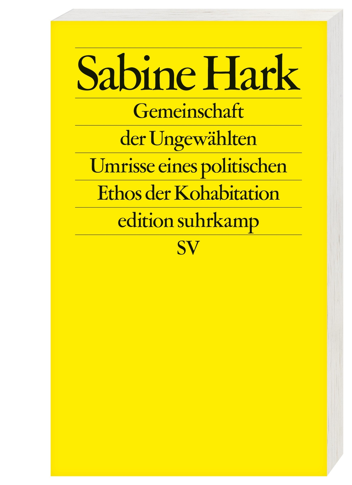Thumbnail - Sabine Hark / Gemeinschaft Der Ungewählten / 9783518127742
