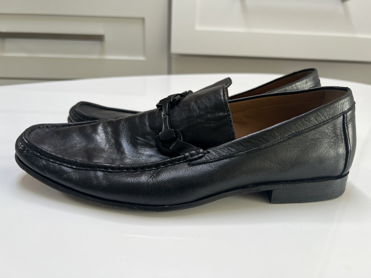Bruno Magli Shoes Mens Size 13 Black Leather Loafers Dress Made In Italy Davee Raging Slip-on Loafer – Bruno Magli main image 2