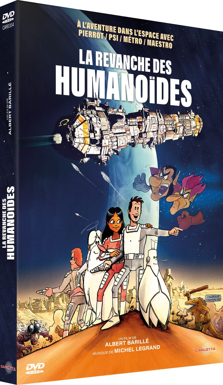 La revanche des humanoïdes (DVD) Carel Roger Balestra Annie Ropion Vincent