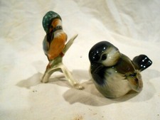 2-Goebel Bird Figures Sparrow & Kingfisher