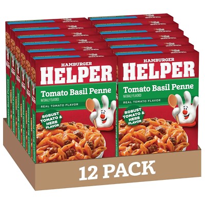 Hamburger Helper Tomato Basil Penne 7.4 Ounces 12 per Case