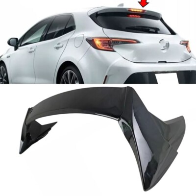 Glossy Black For Toyota Auris Corolla Sport 5DR NEW Rear Trunk Spoiler 3PCS