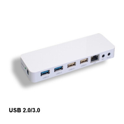 Kentek USB 3.0/2.0 4 Ports Docking Station 5Gbps RJ45 Gigabit Ethernet PC Laptop