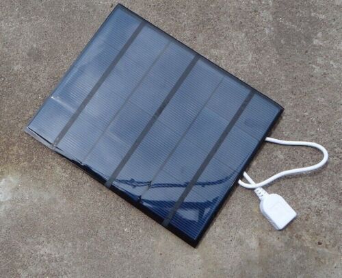 3.5W Outdoor Solar Panel Supply Phone Battery Emergency Power Supply Charger - Photo 1 sur 4