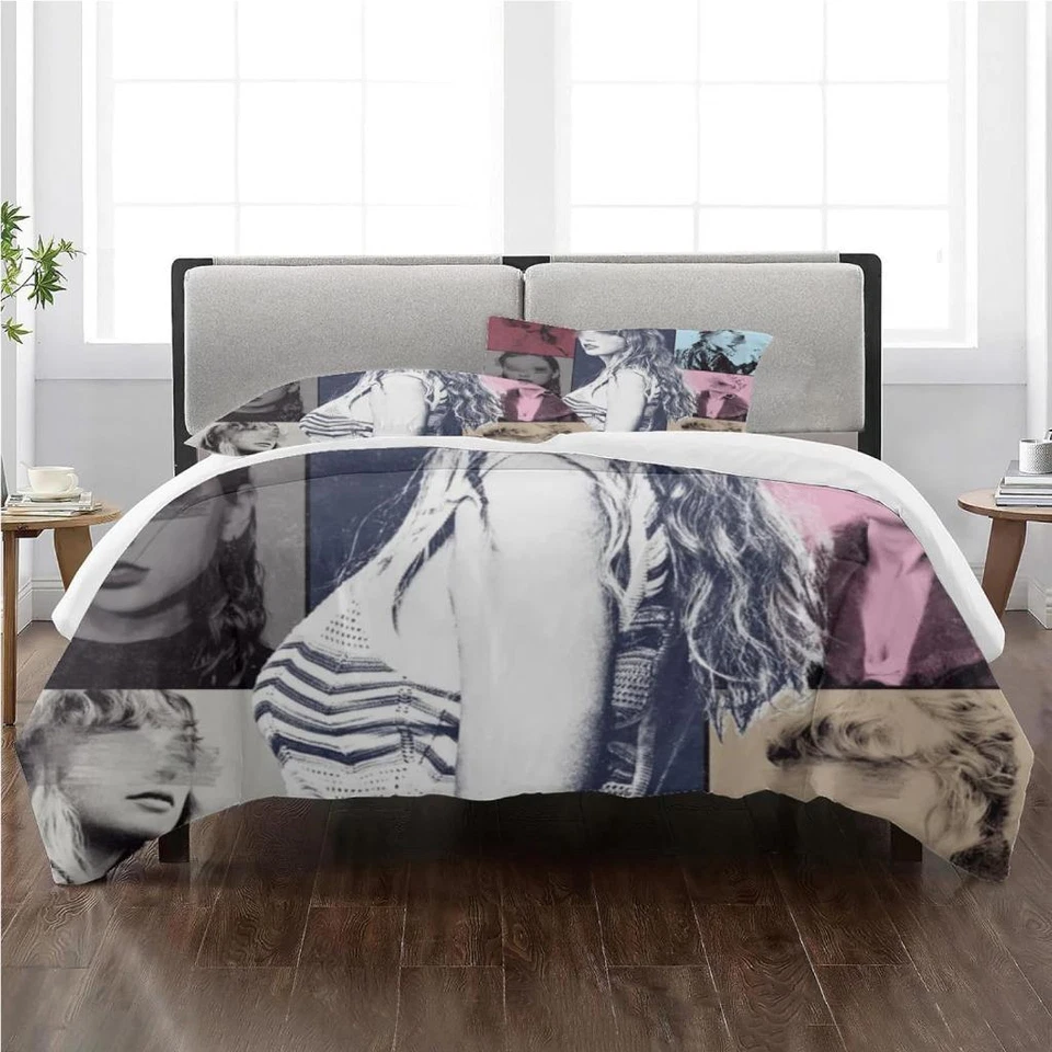 Taylor Swift Fan Thin Bedding Set with 2 Pillowcases Set: Exclusive for Fans! - Image 3 of 4