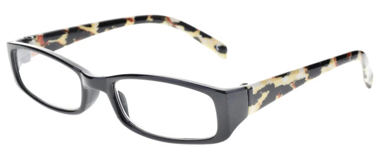 Trendy Reading Glasses Cheap 47773-2 +1.00 to +3.50 Black Leopard Ladies Cheap