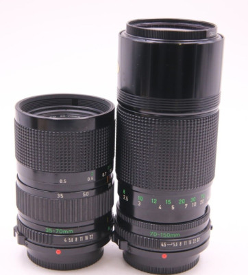 CANON FD ZOOM 4/35-70 + FD ZOOM 4,5/70-150,  SHC Art.764767