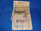 Vintage Tri-Valley Herald Newspaper San Joaquin Edition September 20, 2001 — photo 1