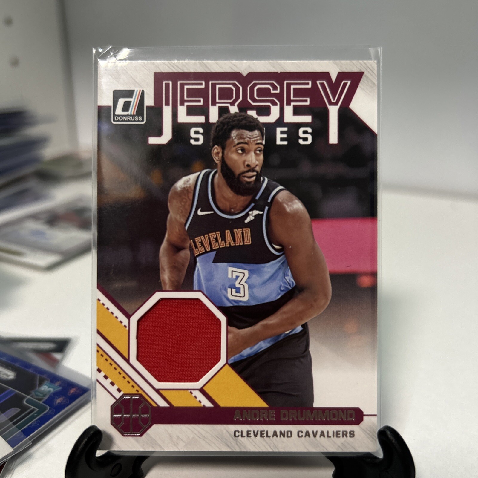 2020-21 Donruss Jersey Series Andre Drummond Cleveland Cavaliers #JS-ADR