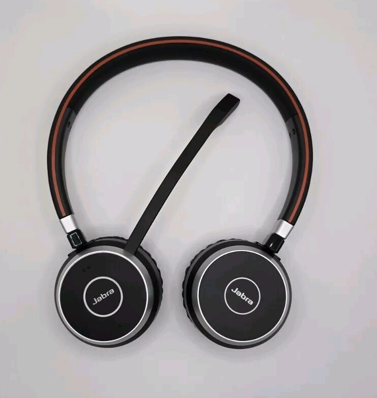 Jabra Evolve 65 SE Wireless Stereo Headset With Link380a MS & Noise Cancelling Mic