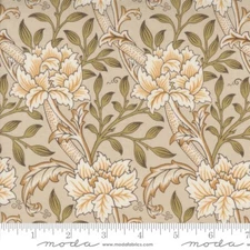 Morris Manor Hammersmith Florals Porcelain by Howard Marcus for Moda 1/2 Yard
