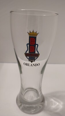 BB King Blues Club Orlando FL Night Club Pilsner Beer Glass 20 Oz VTG
