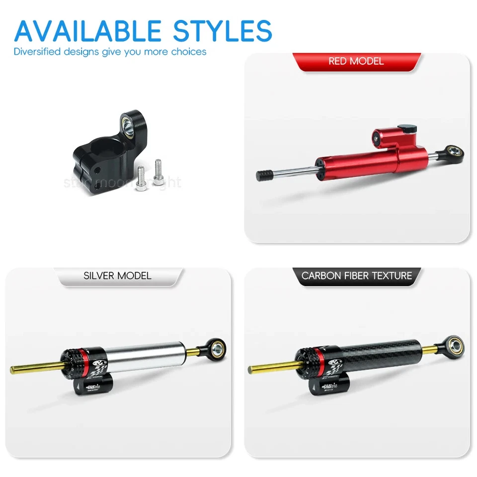 Kit de montagem de suporte amortecedor de direção para Ducati Hypermotard 821 Hyperstrada 939 - Imagem 4 de 4