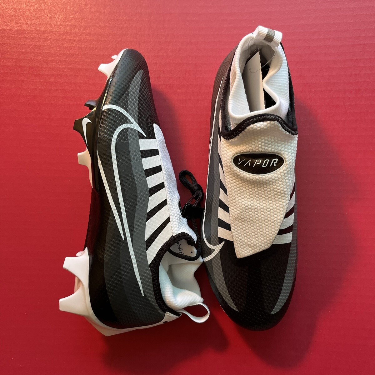 Nike Vapor Edge Pro 360 Football Cleats Sz 7 Black Smoke  display picture 3