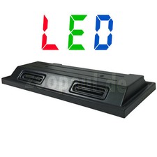 LED 80x35 Con Luce CM Acquario Terrario Copertura Coperchio Nero Economico Rio