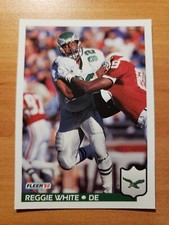 1992 Fleer #327 Reggie White - Philadelphia Eagles - NFL - Fresh Pull