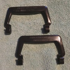 Pair 2 Plastic Handle for Dog Fold and Carry Crate, Black, Handle NEW
