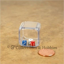 NEW Triple Six Sided Dice 3 in a cube 25mm 1 inch D6 RPG Game Die Math Koplow  