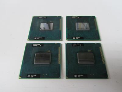 Lot of 4: Genuine Core i3-2350M@2.30GHz Socket G2 CPUs - SR0DN - Tested