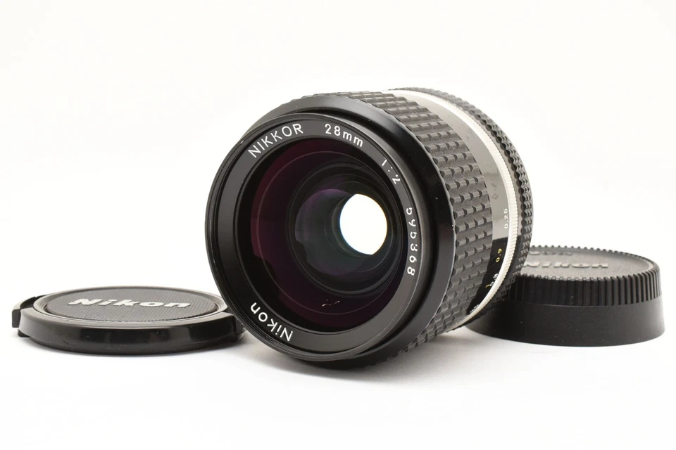 [CASI COMO NUEVO] Lente gran angular Nikon Ai-s AIS Nikkor 28 mm f/2 MF para montaje F JAPÓN Foto 3 de 4