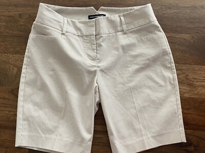 Express Design Studio Size 4 Women's Biege Editor Shorts -  EUC- 021