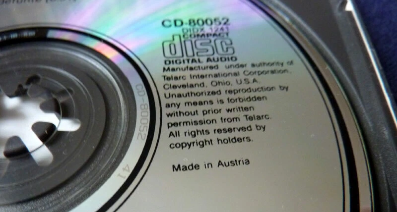 CD SLATKIN Ravel BOLERO Daphnis Et Chloe Pavane Pour Infante Defunte TELARC  - Bild 4 von 4